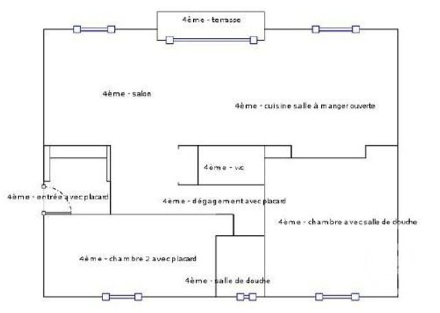 Appartement F3 à vendre - 3 pièces - 97.8 m2 - NICE - 06 - PROVENCE-ALPES-COTE-D-AZUR - Century 21 Etoile Immobilier