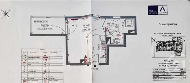 Appartement F1 à vendre - 1 pièce - 25.86 m2 - NICE - 06 - PROVENCE-ALPES-COTE-D-AZUR - Century 21 Etoile Immobilier